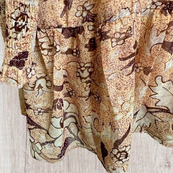 NWT OPT Degage Floral Boho Long Sleeve Dress Medium - Picture 9 of 15